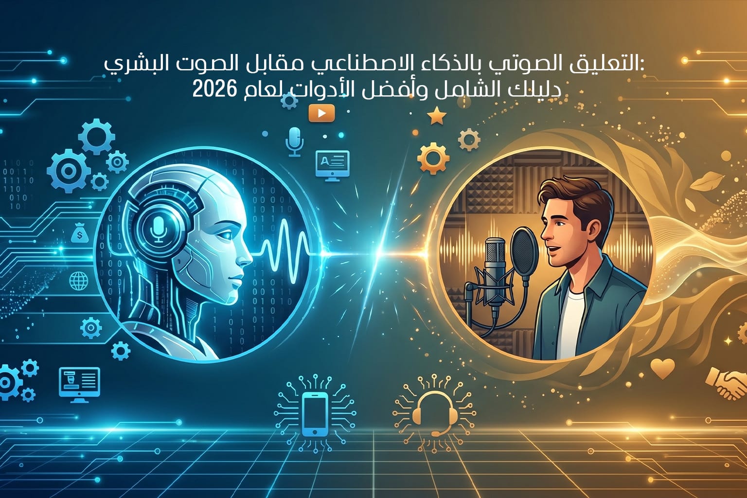 التعليق الصوتي بالذكاء الاصطناعي