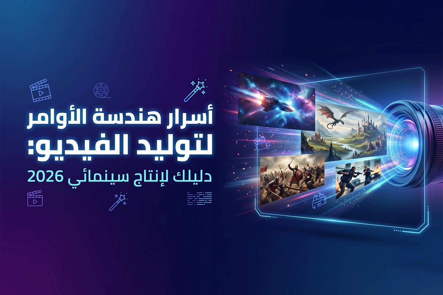 هندسة الأوامر لتوليد الفيديو